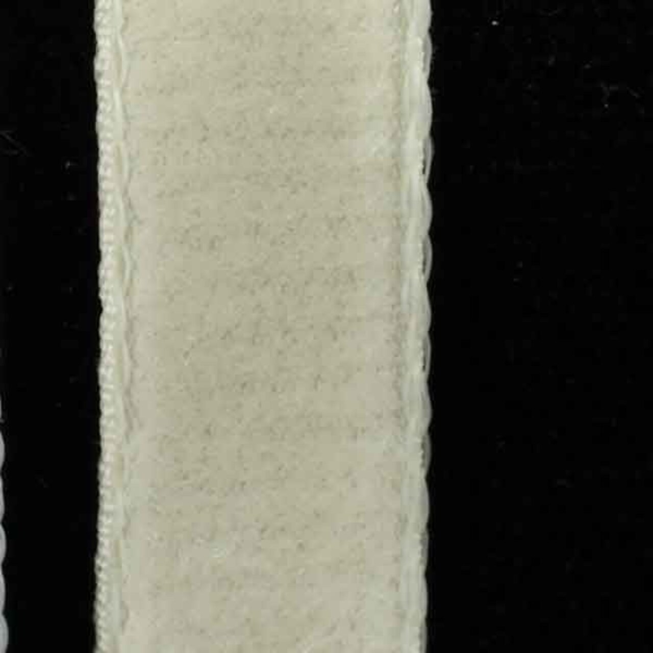 The Ribbon People Cream White Double Sided Velvet Craft Ribbon 0.25&#x22; x 7.5 Yards